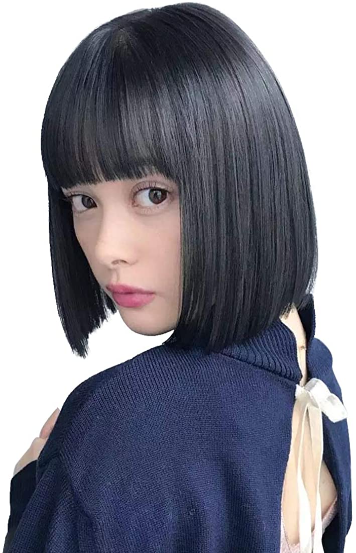 FESHFEN ウィッグ ボブ ショート レディース wig かつら ストレート