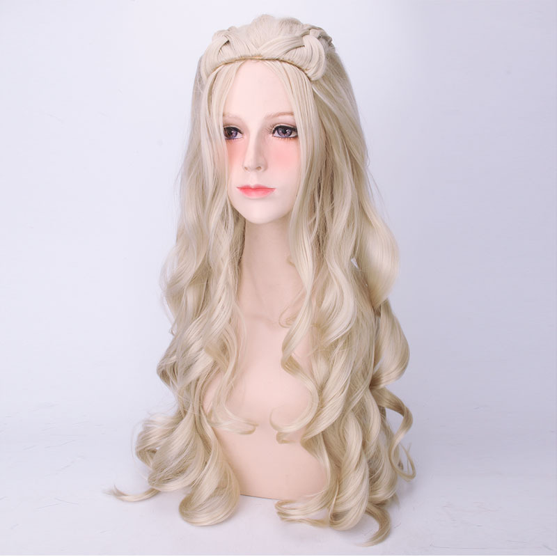 FESHFEN ウィッグ　コスプレ　ロング　カール　原宿　欧米風　フル ネット付き wig - ウインドウを閉じる