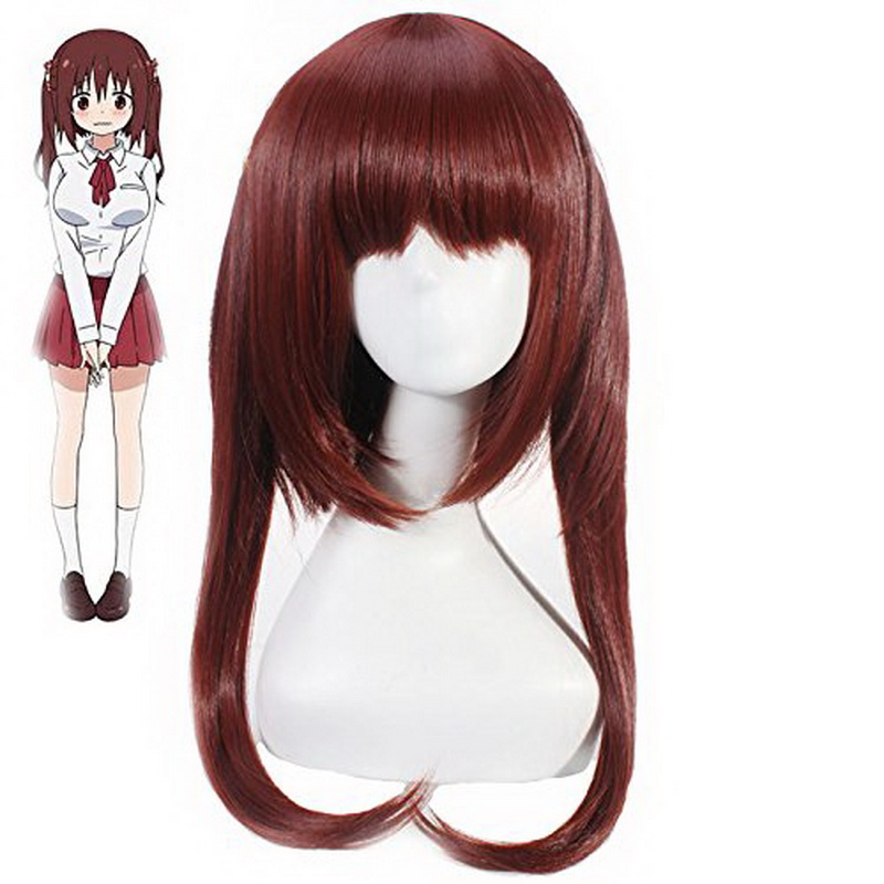 FESHFEN ウィッグ　コスプレ干物妹！海老名 菜々　ストレート　フル cosplay wig　xmky050504