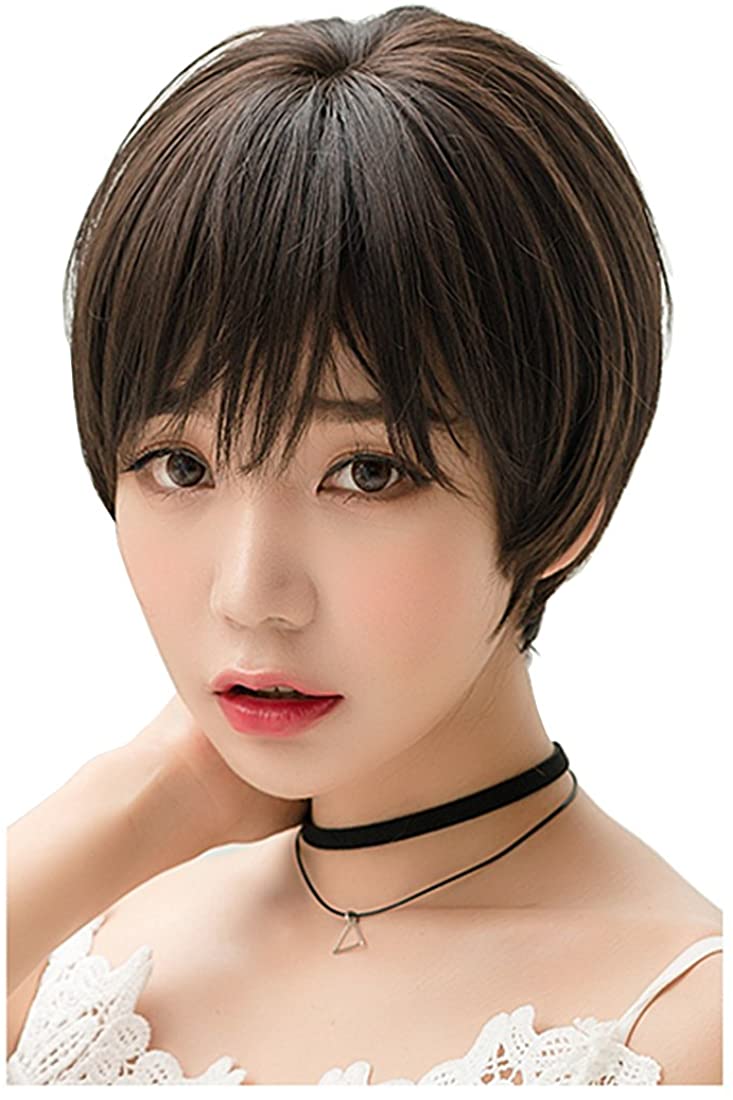 FESHFENウィッグ ショート フルウィッグ 女性ウイッグ ボブ かつら wig レディーズ エクステ 手植え 自然 耐熱 医療用ウィッグ フリーサイズ ハロウィン ネット付き - ウインドウを閉じる