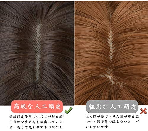 FESHFEN ウィッグ フルウィッグ かつら ロングカール レディース wig 小顔効果 自然 透け感 空気感 ネット付き DZ11