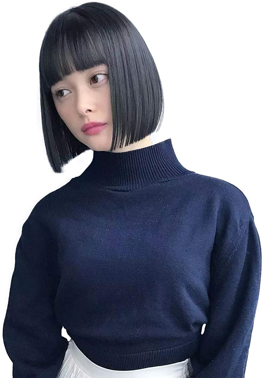 FESHFEN ウィッグ ボブ ショート レディース wig かつら ストレート セミロング カール さらさら セミロング ファッション フルウイッグ 小顔 おしゃれ 可愛い 自然 大人 原宿 耐熱 医療用 ネット/櫛付 - ウインドウを閉じる